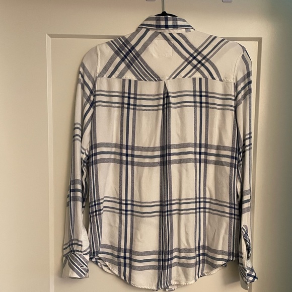 Rails Hunter Button Up in Powder Sky - Picture 3 of 7